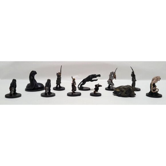 VTG Lot of 11 Wizards 2005 Assorted D&D Dungeons & Dragons Miniatures Figures - Picture 4 of 5
